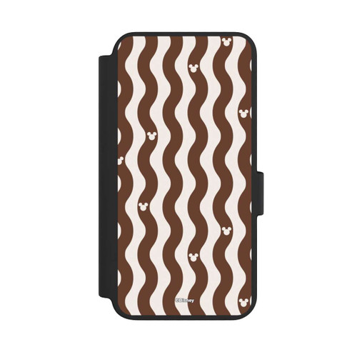 Samsung Galaxy S23 NIVOflip Mickey Mouse Brown Pattern Waves