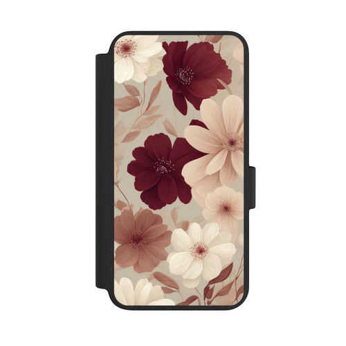 Samsung Galaxy S23 NIVOflip Romantische Pastellblumen mit KI