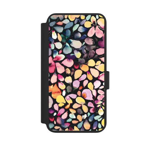 Samsung Galaxy S23 NIVOflip Eucalyptus Watercolor Leaves Black