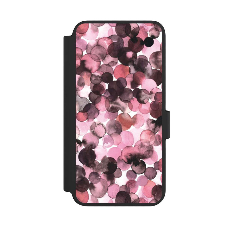 Galaxy S23 NIVOflip Purple Dots Watercolor
