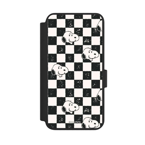 Samsung Galaxy S23 NIVOflip Snoopy Heads Checked Pattern