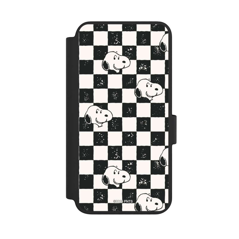 Galaxy S23 NIVOflip Snoopy Heads Checked Pattern