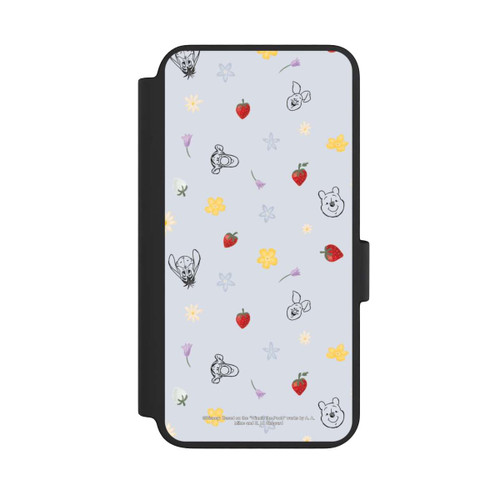 Samsung Galaxy S23 NIVOflip Winnie Puuh und Freunde Erdbeer Muster Blau