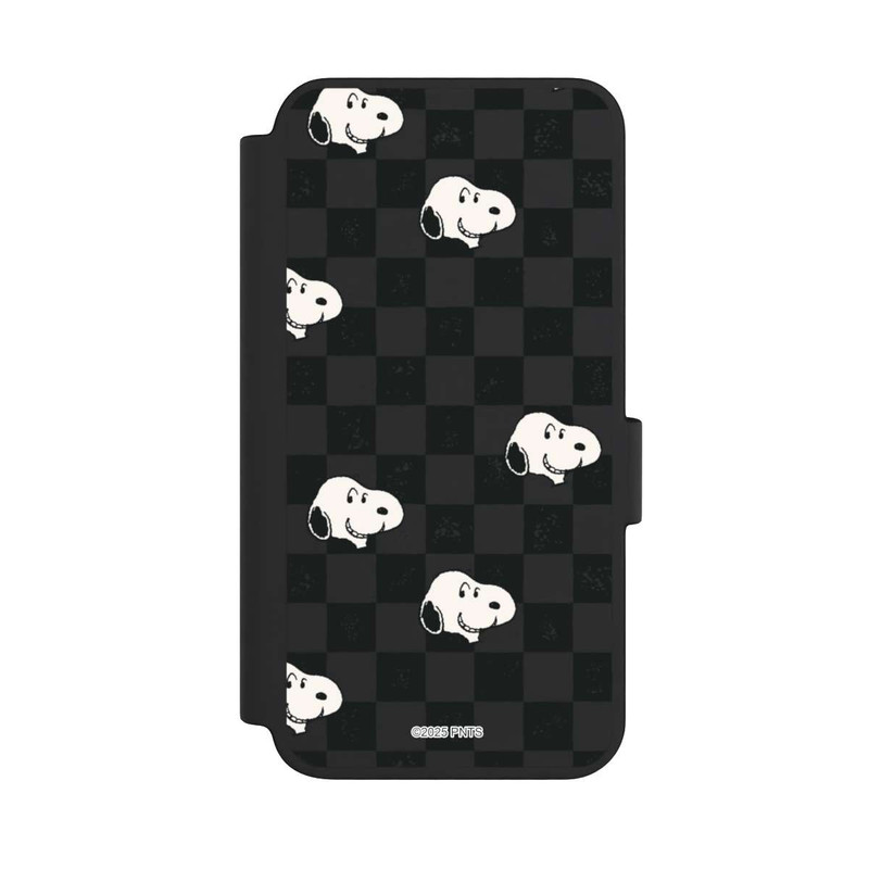 Galaxy S23 NIVOflip Snoopy Checked Pattern