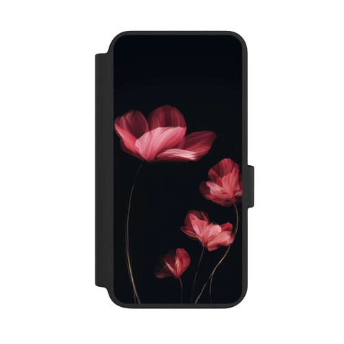 Samsung Galaxy S23 NIVOflip Burgunder Blüten schwarz