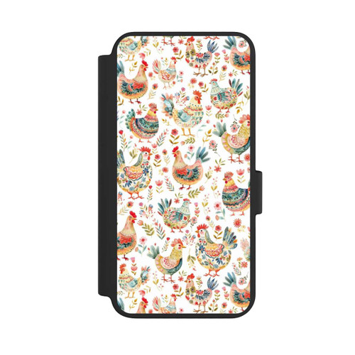 Samsung Galaxy S23 NIVOflip Motif de poulet coloré avec IA
