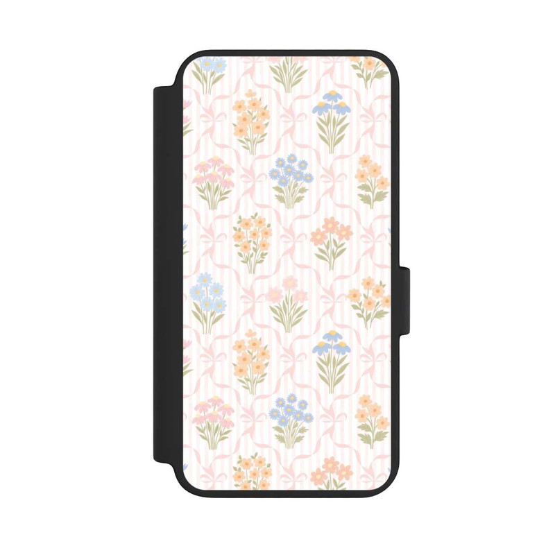 Galaxy S23 NIVOflip Vintage Frühlingsblumenstrauß im Cottagecore Stil