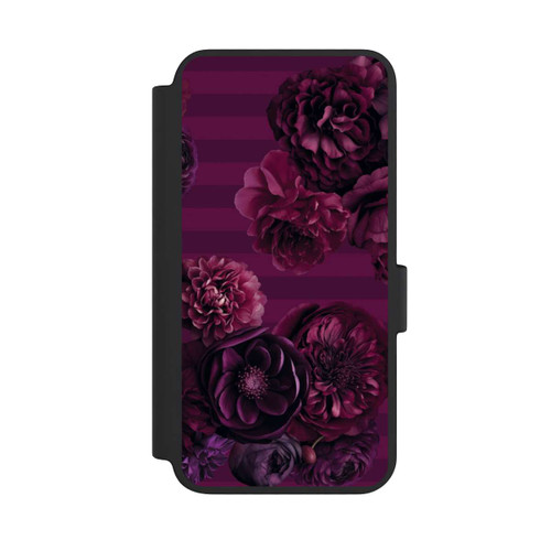Samsung Galaxy S23 NIVOflip Majestic Baroque Blossom Dream Burgundy Pink with AI
