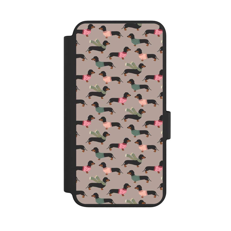 Galaxy S23 NIVOflip Modèle Teckel Hiver