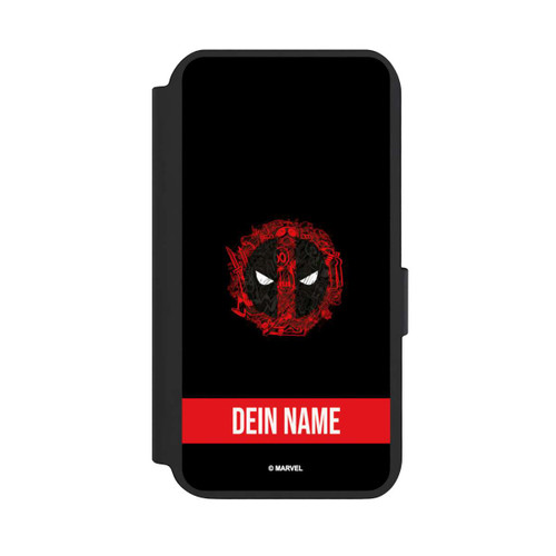 Samsung Galaxy S23 NIVOflip Deadpool Logo Personalisierbar