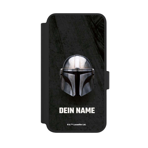 Samsung Galaxy S23 NIVOflip Star Wars Mandalorian Black Helmet Personalisierbar