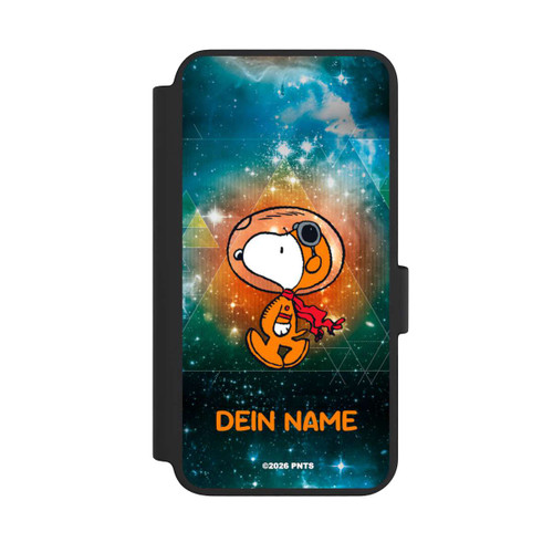 Samsung Galaxy S23 NIVOflip Snoopy Voyageur de l'espace Personnalisable