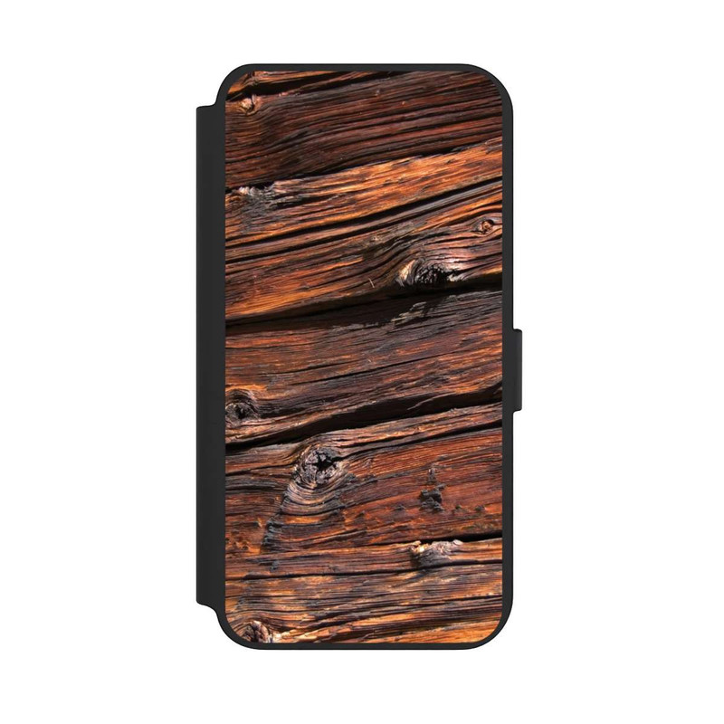 Galaxy S23 + NIVOflip Verwitterte Holzplanken