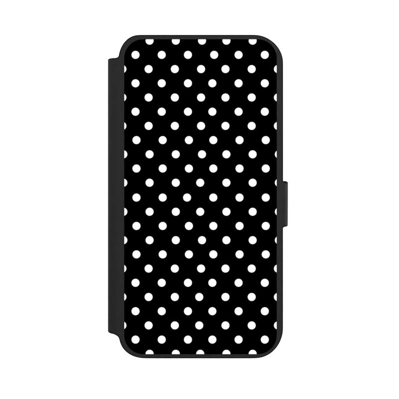 Galaxy S23 + NIVOflip Confettis blancs sur fond noir