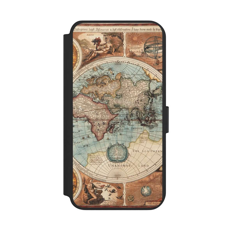 Galaxy S23 + NIVOflip Carte du Monde Ancienne