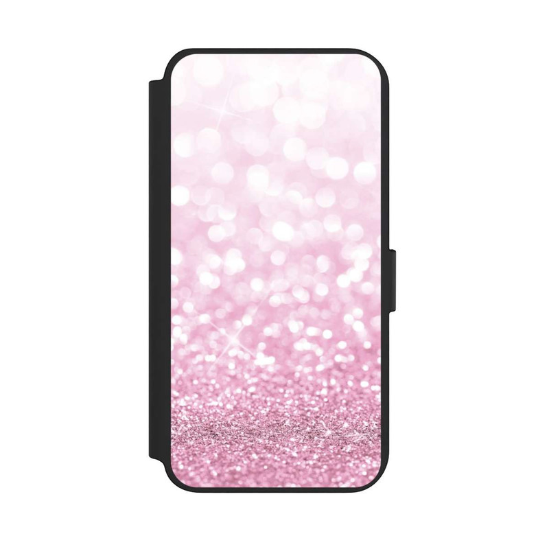 Galaxy S23 + NIVOflip Pluie de paillettes roses look