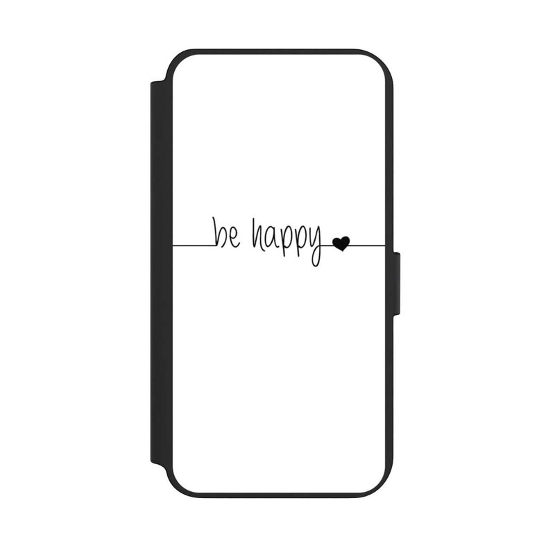 Galaxy S23 + NIVOflip Be Happy White Background