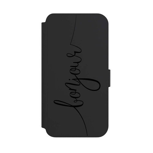 Samsung Galaxy S23+ NIVOflip Bonjour Schwarz ohne Hintergrund
