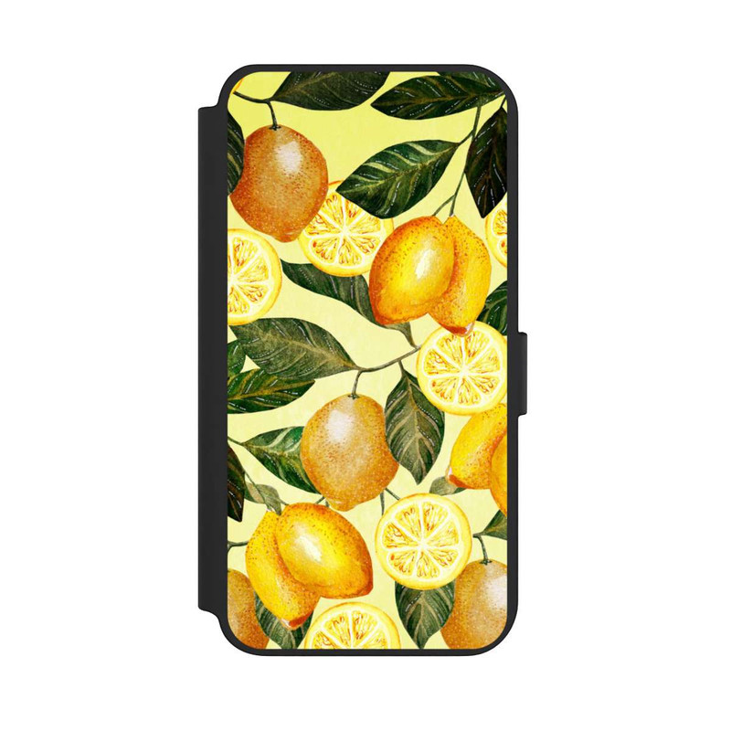Galaxy S23 + NIVOflip Gelber Sommer mit Zitronen