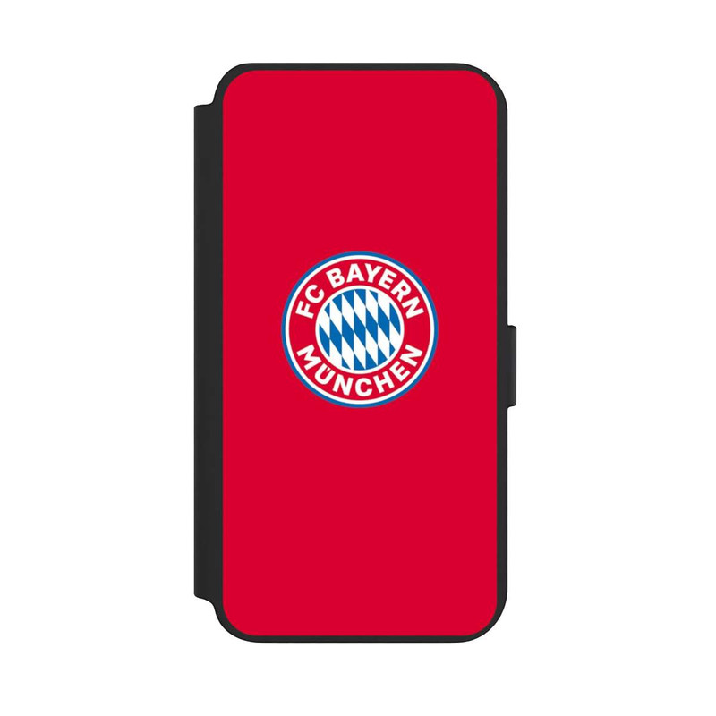 Galaxy S23 + NIVOflip FCB Logo sur fond rouge