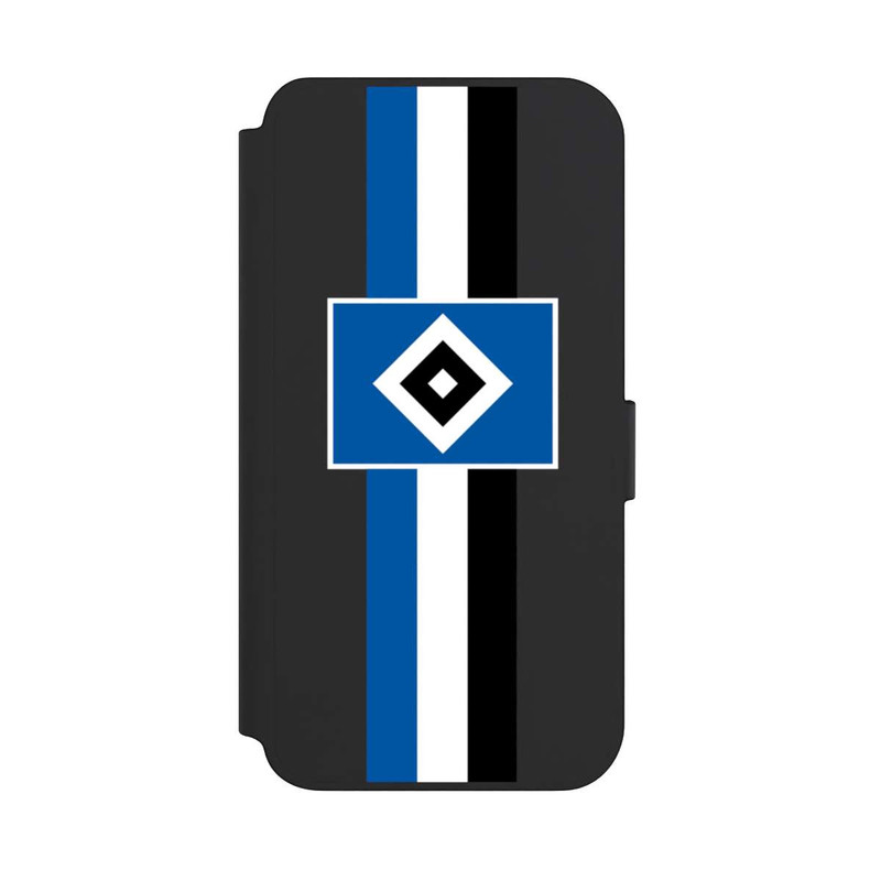 Galaxy S23 + NIVOflip HSV Streifen - Blau-Weiß-Schwarz - ohne Hintergrund