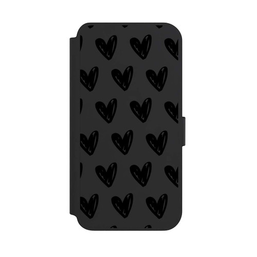 Samsung Galaxy S23+ NIVOflip Herzen Schwarz ohne Hintergrund