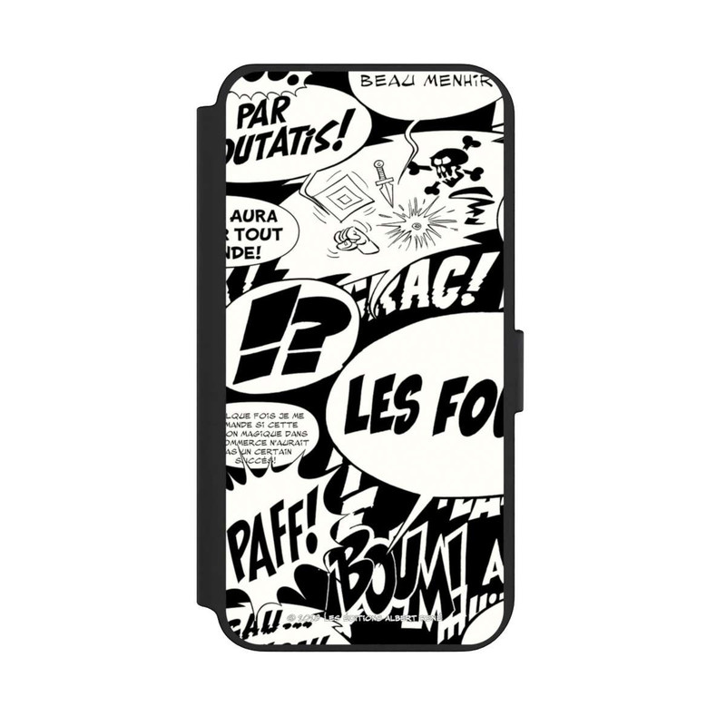 Galaxy S23 + NIVOflip Sprechblasen Asterix Schwarz