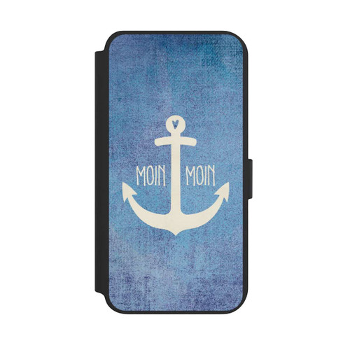 Samsung Galaxy S23+ NIVOflip Moin Moin Anker Blau
