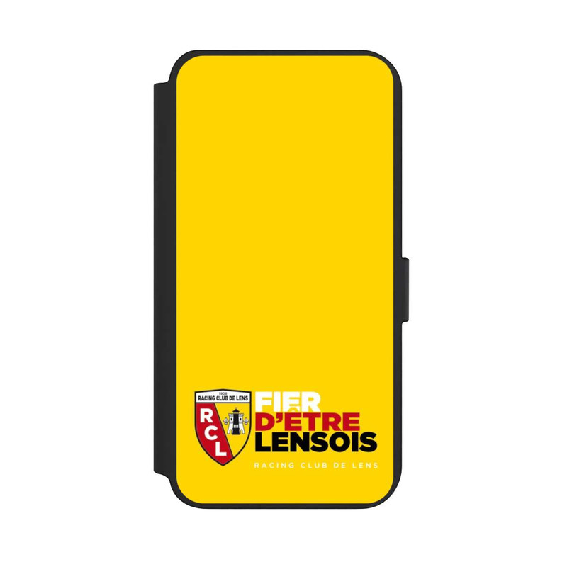 Galaxy S23 + NIVOflip Fond Logo RCL Jaune