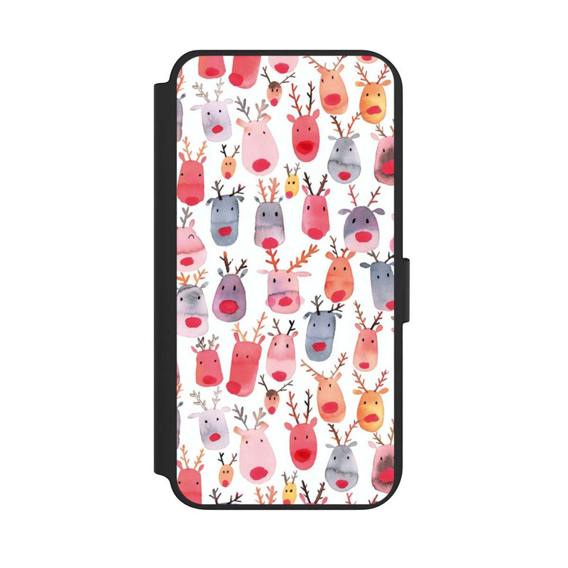 Galaxy S23 + NIVOflip  Niedliches Rentieraquarell