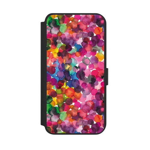 Samsung Galaxy S23+ NIVOflip Überlappende Aquarellpunkte