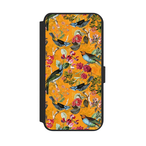 Samsung Galaxy S23+ NIVOflip Tapete mit Vögeln und Blumen