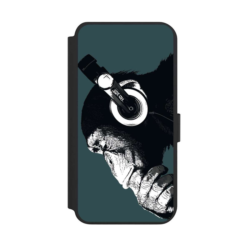 Galaxy S23 + NIVOflip Denkender Affe Blau