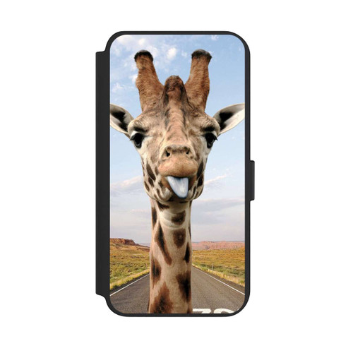 Samsung Galaxy S23+ NIVOflip Giraffe auf der Straße