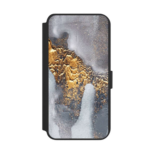 Samsung Galaxy S23+ NIVOflip Concrete Gold Glitter Look