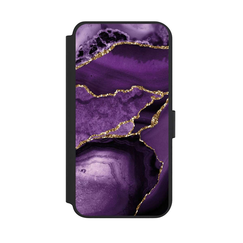 Galaxy S23 + NIVOflip Marbre Violet Paysage