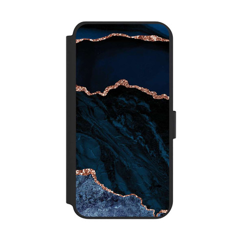 Samsung Galaxy S23+ NIVOflip Nacht Blau Marmor Landschaft