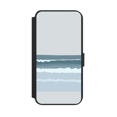 Samsung Galaxy S23+ NIVOflip Abstrakte blaue Wellen