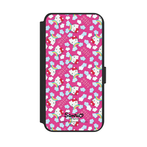 Samsung Galaxy S23+ NIVOflip Hello Kitty Regenbogenmuster
