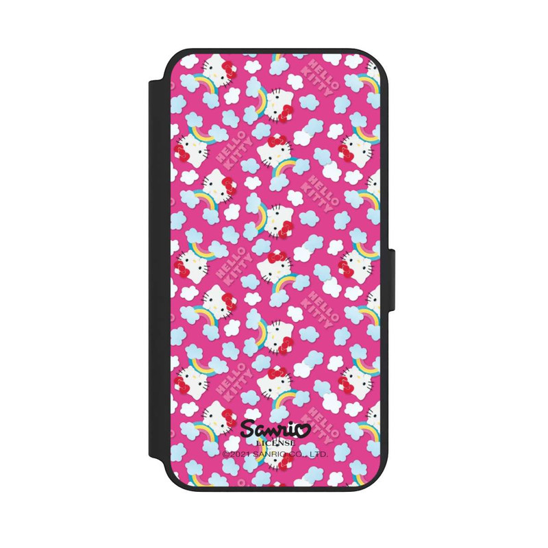 Galaxy S23 + NIVOflip Hello Kitty Regenbogenmuster
