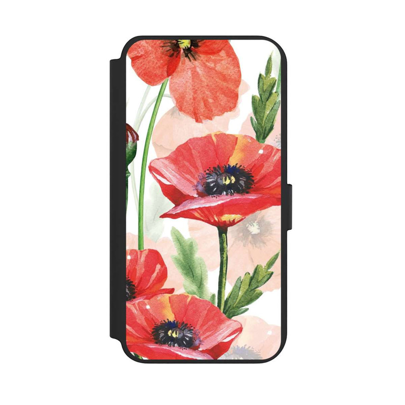 Galaxy S23 + NIVOflip Coquelicots aquarelle