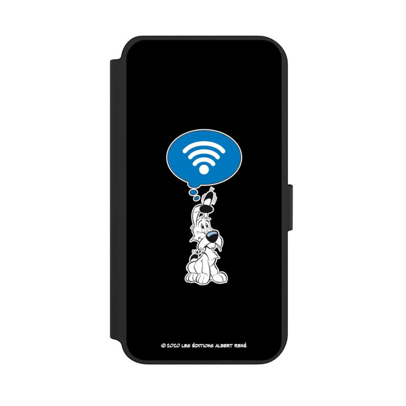 Galaxy S23 + NIVOflip Idefix W-LAN - Schwarz Hintergrund