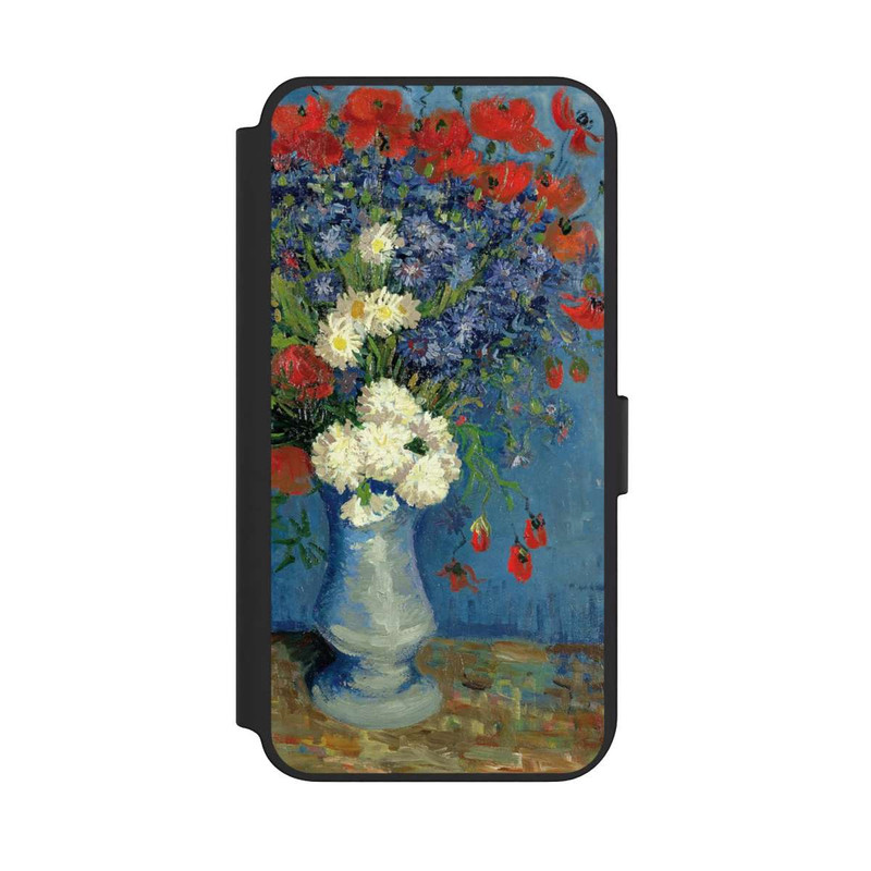 Galaxy S23 + NIVOflip Vase avec Bleuets et Coquelicots - Vicent Van Gogh