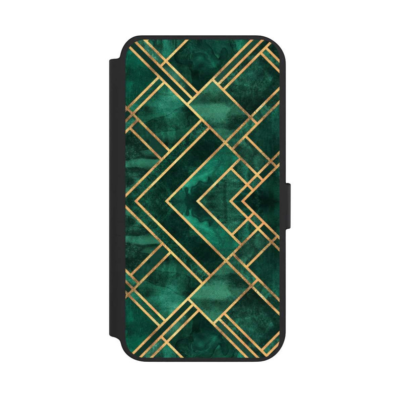 Galaxy S23 + NIVOflip Grüne Blöcke