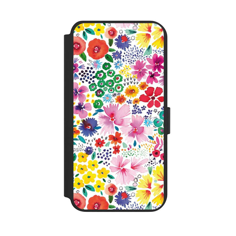 Galaxy S23 + NIVOflip Kunstvolle kleine Frühlingsblumen
