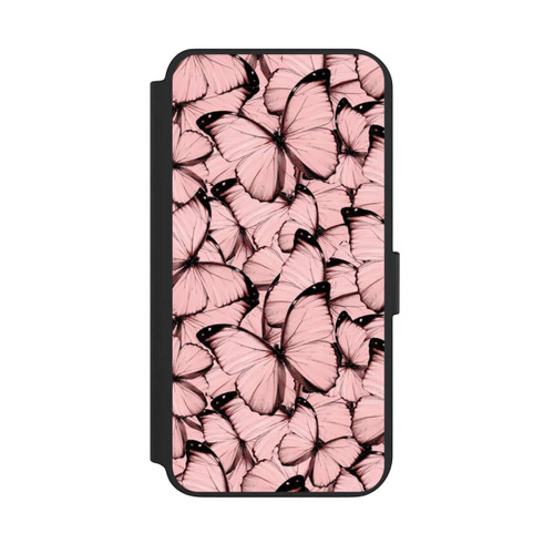 Samsung Galaxy S23+ NIVOflip Rosa Schmetterling-Muster