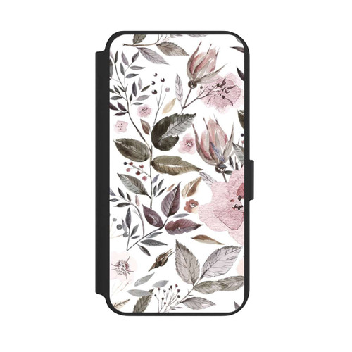 Samsung Galaxy S23+ NIVOflip Aquarell braune Rosenblüten