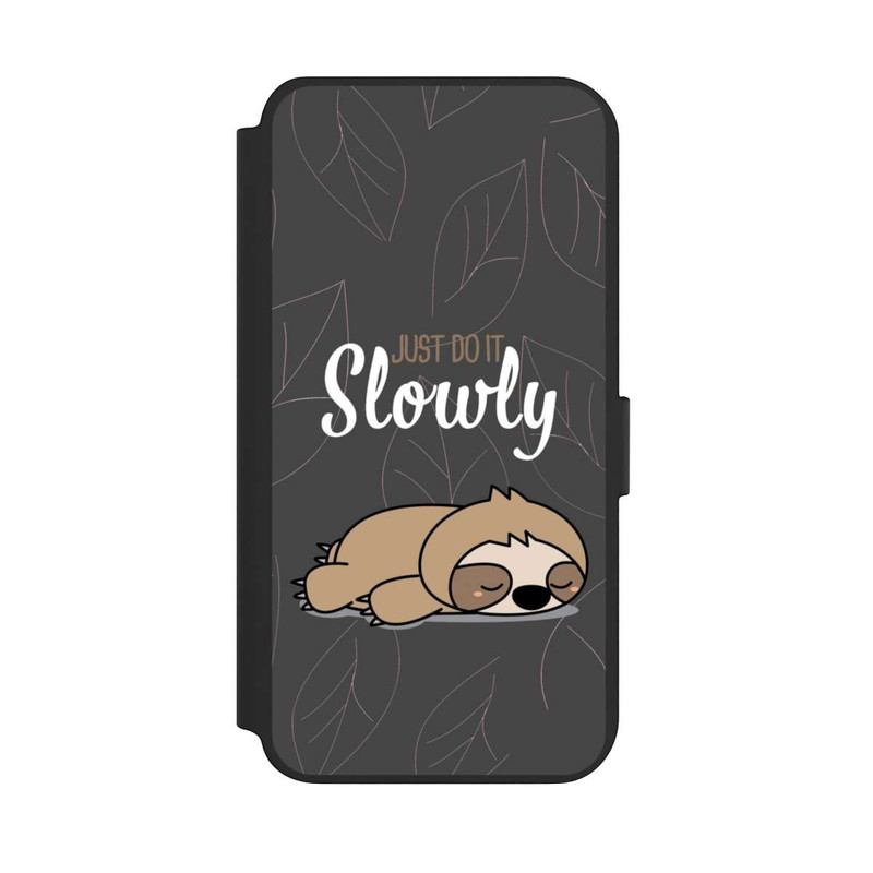 Galaxy S23 + NIVOflip Just Do It Slowly Sloth Grey