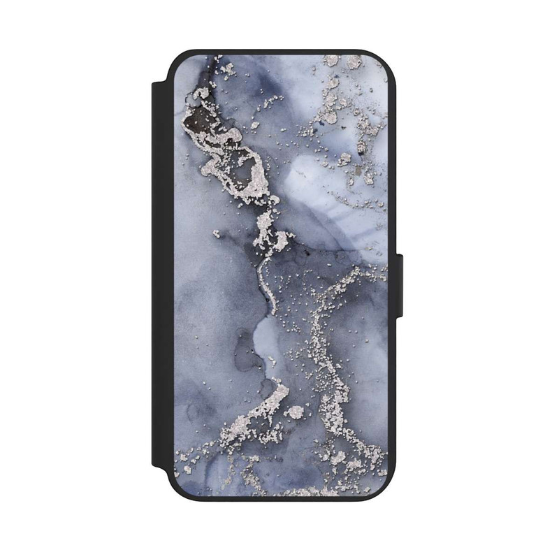 Galaxy S23 + NIVOflip Encre Bleu Argent