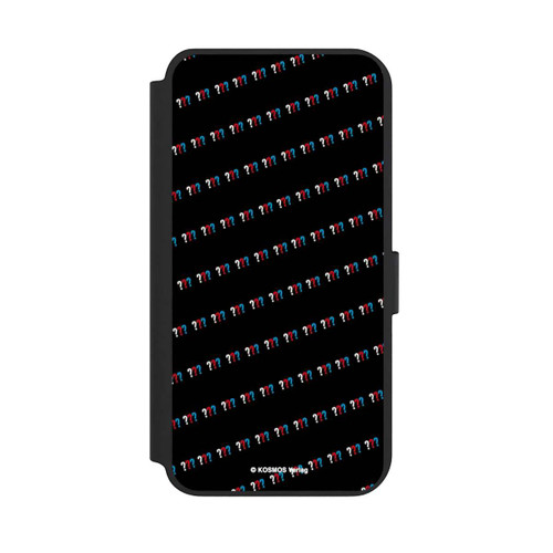 Samsung Galaxy S23+ NIVOflip Drei Fragezeichen Muster Schräg